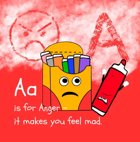 A is for Anger — it makes you feel mad