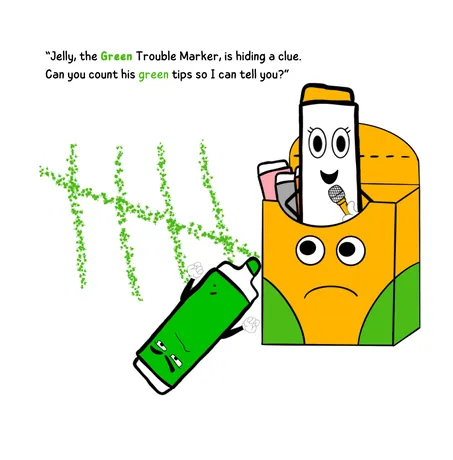 Count Jelly's green tips
